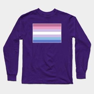 Bigender Flag Long Sleeve T-Shirt